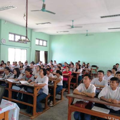 Daw Nan Aye Moe Khaing (Tutor) Lecturing