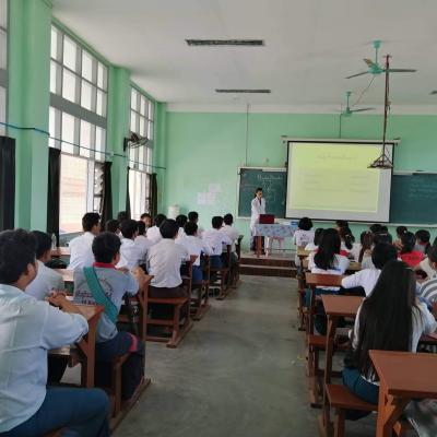Daw Nan Aye Moe Khaing (Tutor) Lecturing
